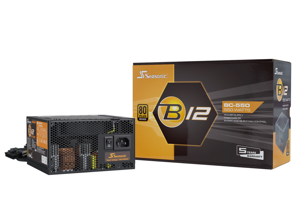 Seasonic B12 BC - 80+ Bronze - Alimentation non-modulaire