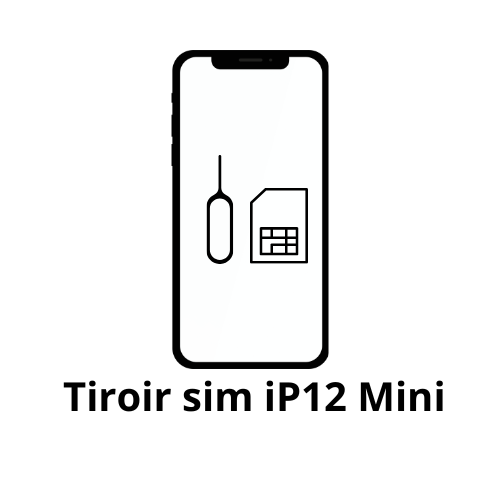 Tiroir sim iPhone 12 mini