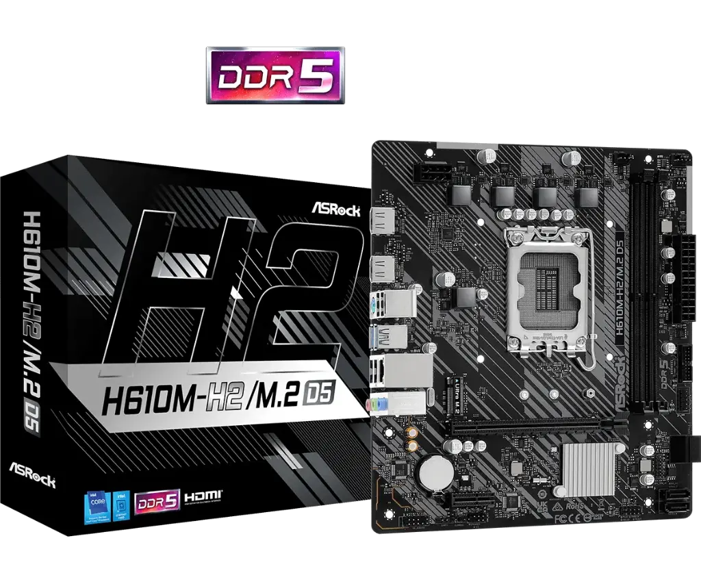 ASRock H610M-H2/M.2 DDR5 - µATX - LGA1700