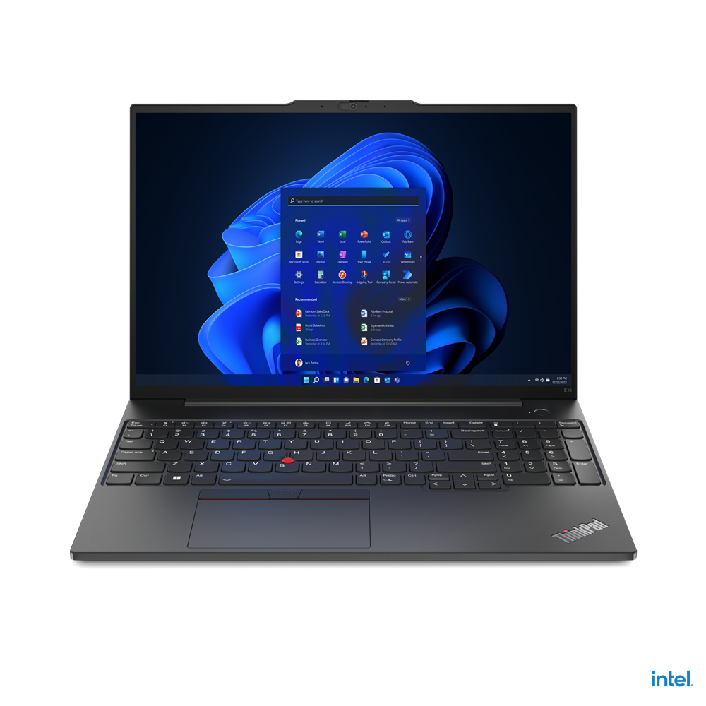 Lenovo ThinkPad E16 Gen 2 (Intel) 16" WUXGA U5-125U 16GB DDR5 512GB SSD WiFi6E W11P Black