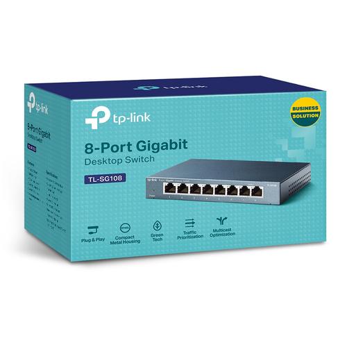 [TL-SG108] TP-Link 8-port Gigabit Desktop Switch