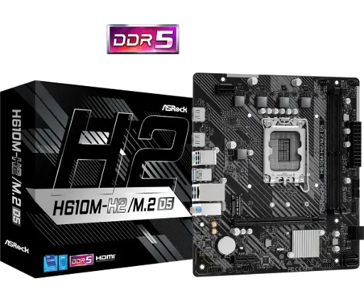 [H610M-H2/M.2 D5] ASRock H610M-H2/M.2 DDR5 - µATX - LGA1700
