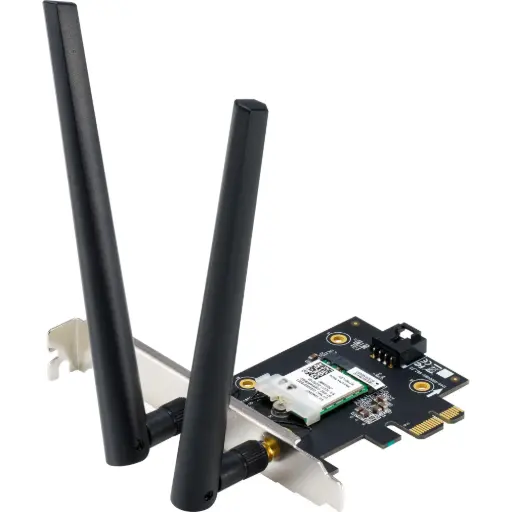 [90IG07I0-ME0B10] Asus - Carte Réseau Wifi PCE-AXE5400 WiFi 6E PCI-E avec 2 antennes externes